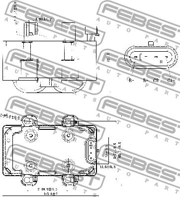 Febest 24640-002 - Aizdedzes spole autodraugiem.lv