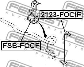 Febest 2123-FOCIF - Stiepnis / Atsaite, Stabilizators autodraugiem.lv