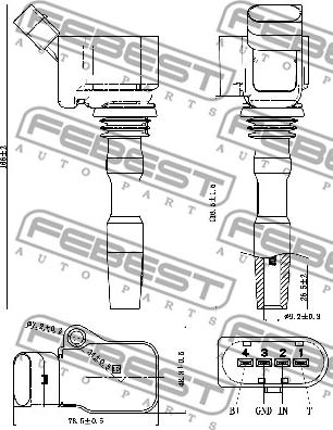 Febest 23640-003 - Aizdedzes spole autodraugiem.lv