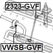 Febest VWSB-GVF - Bukse, Stabilizators autodraugiem.lv