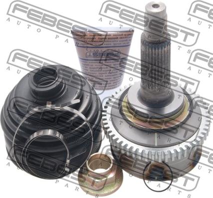 Febest 2210-016A54 - Šarnīru komplekts, Piedziņas vārpsta autodraugiem.lv