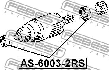 Febest AS-6003-2RS - Gultnis autodraugiem.lv