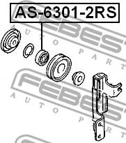 Febest AS-6301-2RS - Gultnis autodraugiem.lv