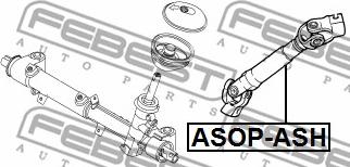 Febest ASOP-ASH - Stūres sviras vārpsta autodraugiem.lv