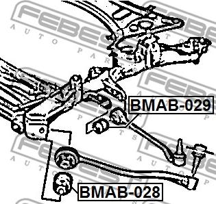 Febest BMAB-029 - Piekare, Šķērssvira autodraugiem.lv