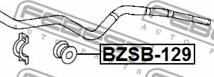 Febest BZSB-129 - Bukse, Stabilizators autodraugiem.lv