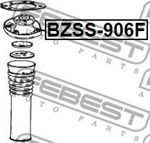 Febest BZSS-906F - Amortizatora statnes balsts autodraugiem.lv