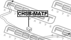 Febest CHSB-MATF - Bukse, Stabilizators autodraugiem.lv