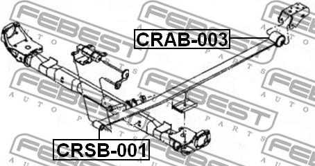 Febest CRSB-001 - Bukse, Lāgu atspere autodraugiem.lv