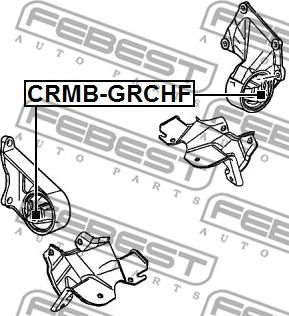 Febest CRMB-GRCHF - Piekare, Dzinējs autodraugiem.lv