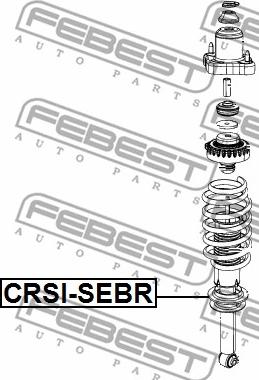 Febest CRSI-SEBR - Atsperes atbalstplāksne autodraugiem.lv