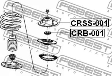 Febest CRSS-001 - Amortizatora statnes balsts autodraugiem.lv
