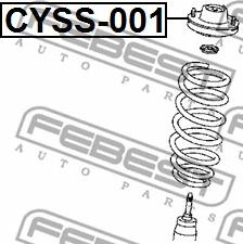 Febest CYSS-001 - Amortizatora statnes balsts autodraugiem.lv