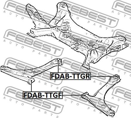 Febest FDAB-TTGF - Piekare, Šķērssvira autodraugiem.lv