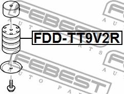 Febest FDD-TT9V2R - Lāgu atspere, Papildus atspere autodraugiem.lv