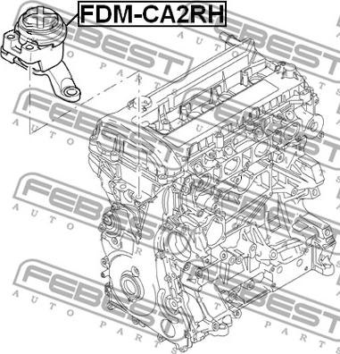 Febest FDM-CA2RH - Piekare, Dzinējs autodraugiem.lv