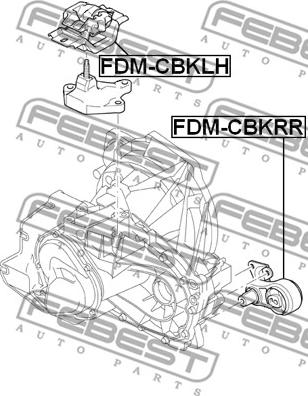 Febest FDM-CBKRR - Piekare, Dzinējs autodraugiem.lv