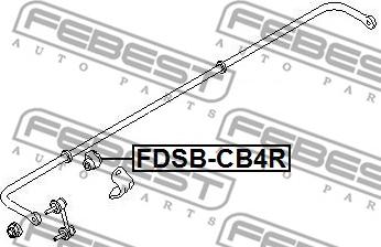 Febest FDSB-CB4R - Bukse, Stabilizators autodraugiem.lv
