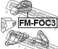 Febest FM-FOC3 - Piekare, Dzinējs autodraugiem.lv