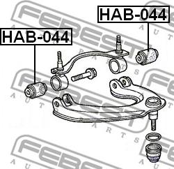 Febest HAB-044 - Piekare, Šķērssvira autodraugiem.lv