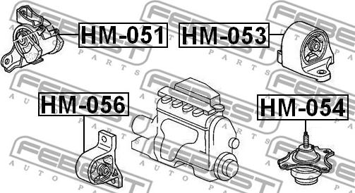 Febest HM-056 - Piekare, Dzinējs autodraugiem.lv