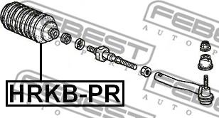 Febest HRKB-PR - Putekļusargs, Stūres iekārta autodraugiem.lv