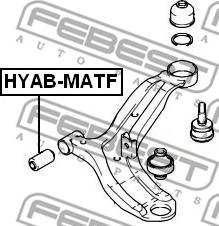 Febest HYAB-MATF - Piekare, Šķērssvira autodraugiem.lv