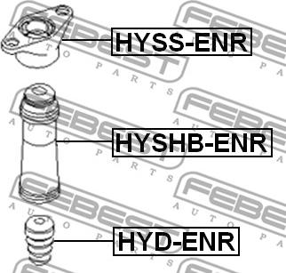 Febest HYSS-ENR - Amortizatora statnes balsts autodraugiem.lv