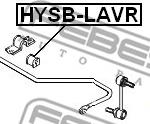 Febest HYSB-LAVR - Bukse, Stabilizators autodraugiem.lv