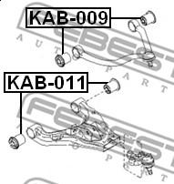 Febest KAB-011 - Piekare, Šķērssvira autodraugiem.lv