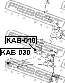 Febest KAB-030 - Piekare, Šķērssvira autodraugiem.lv