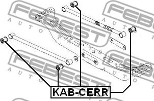 Febest KAB-CERR - Piekare, Šķērssvira autodraugiem.lv