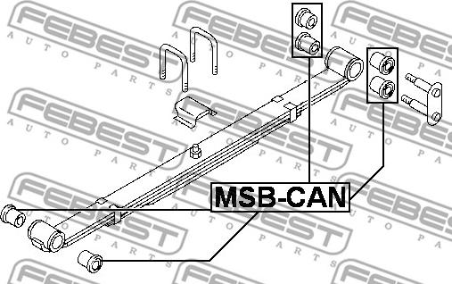 Febest MSB-CAN - Bukse, Lāgu atspere autodraugiem.lv