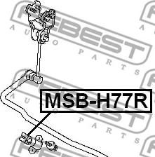 Febest MSB-H77R - Bukse, Stabilizators autodraugiem.lv