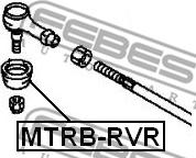 Febest MTRB-RVR - Remkomplekts, Stūres šķērsstiepņa uzgalis autodraugiem.lv