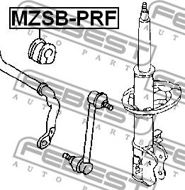 Febest MZSB-PRF - Bukse, Stabilizators autodraugiem.lv