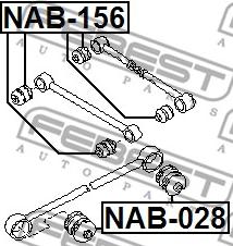 Febest NAB-156 - Piekare, Šķērssvira autodraugiem.lv