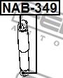 Febest NAB-349 - Bukse, amortizators autodraugiem.lv