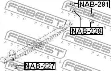 Febest NAB-227 - Bukse, Lāgu atspere autodraugiem.lv