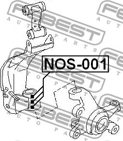 Febest NOS-001 - Remkomplekts, Grozāmass autodraugiem.lv