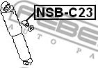 Febest NSB-C23 - Distanccaurule, Amortizators autodraugiem.lv