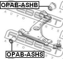 Febest OPAB-ASHS - Piekare, Šķērssvira autodraugiem.lv