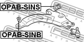 Febest OPAB-SINB - Piekare, Šķērssvira autodraugiem.lv