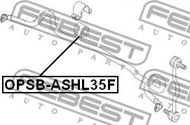 Febest OPSB-ASHL35F - Bukse, Stabilizators autodraugiem.lv