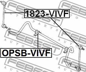 Febest OPSB-VIVF - Bukse, Stabilizators autodraugiem.lv