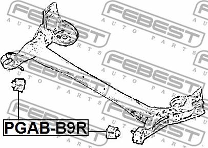 Febest PGAB-B9R - Piekare, Tilta sija autodraugiem.lv