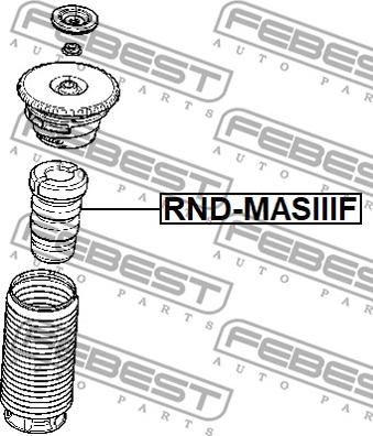 Febest RND-MASIIIF - Gājiena ierobežotājs, Atsperojums autodraugiem.lv