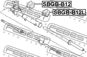 Febest SBGB-B12L - Piekare, Stūres iekārta autodraugiem.lv