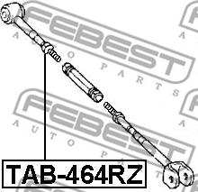 Febest TAB-464RZ - Piekare, Šķērssvira autodraugiem.lv