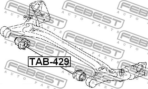 Febest TAB-429 - Piekare, Tilta sija autodraugiem.lv